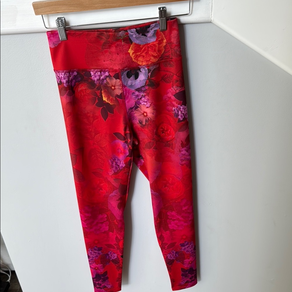 Marks and Spencer Floral Red leggings